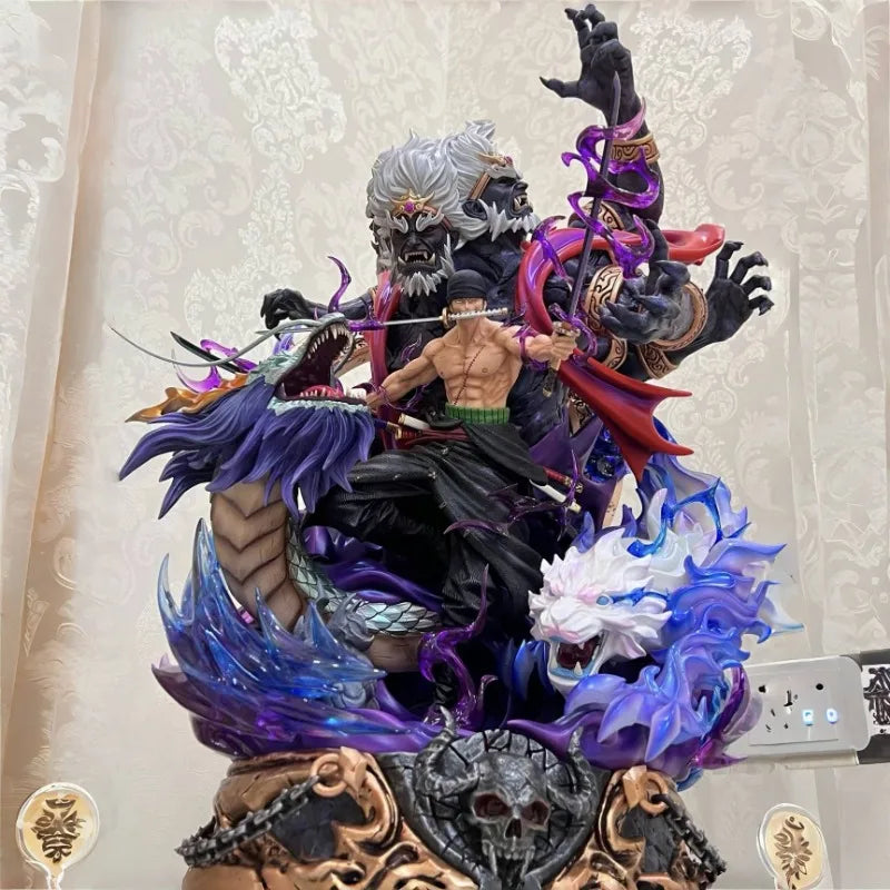 One Piece Roronoa Zoro Boy New Cartoon Anime Peripheral Character Statue Collection Figure Model Ornament Toy Birthday Gift