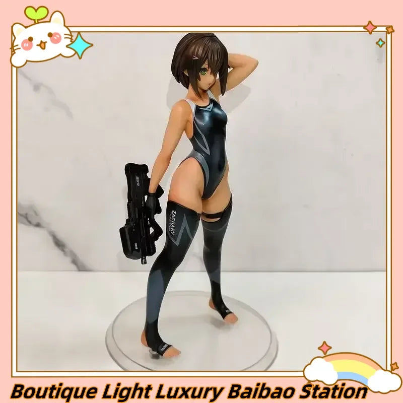 Anime Swimming Club Captain 22cm Water Gun Pvc Action Figure 1/7 Scale Desktop Decoration Collectible Ornament For Gifts