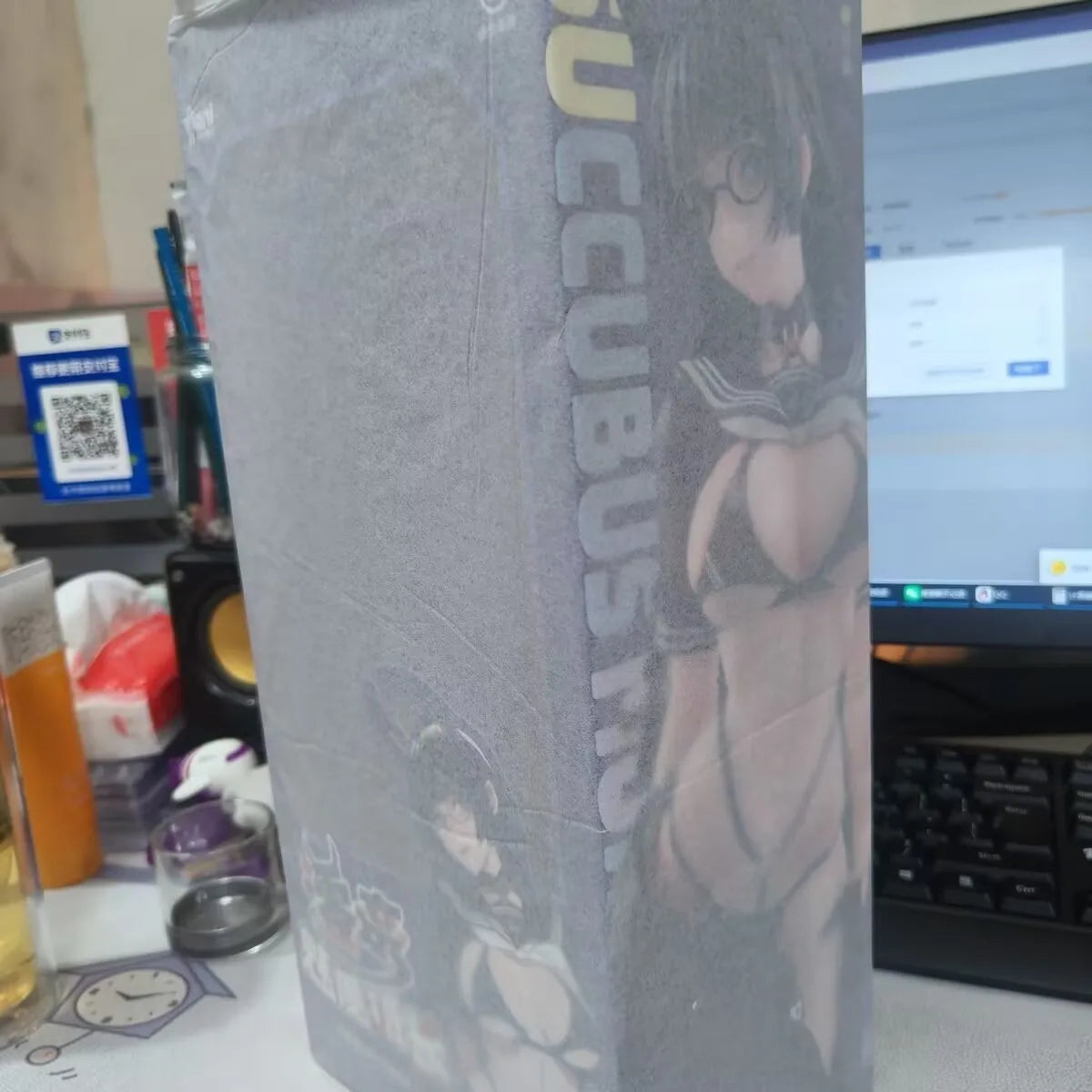 Animester Succubus Mio Nai Class President Discipline Committee Figure With Follow Eyes Removable Glasses Desktop Decor For Fans