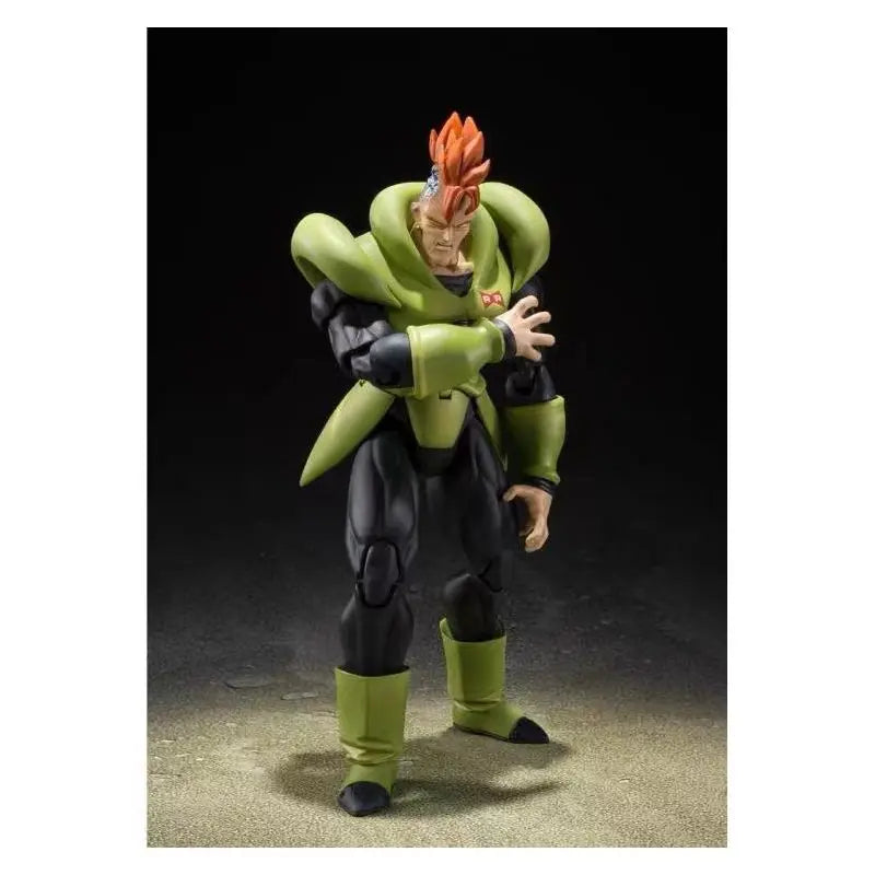 Original Bandai SHFiguarts SDCC Dragon Ball ANDROID 16 In Stock Anime Action Collection Figures Model Toys