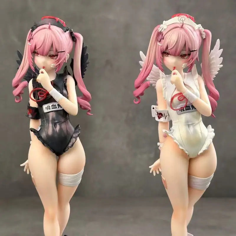 26cm Tsukuyomi Riko Trainee Nurse Bibi Buttons Girls Toys Chinese Anime PVC Action Figure Toy Game Collection Model Doll