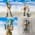 13,5 см Аниме Dragon Ball Фигурки Bulma Goku Екшън Фигурка Подвижна PVC Колекция Кукла SHF Детска Фигурка Син Гоку Модел Играчки