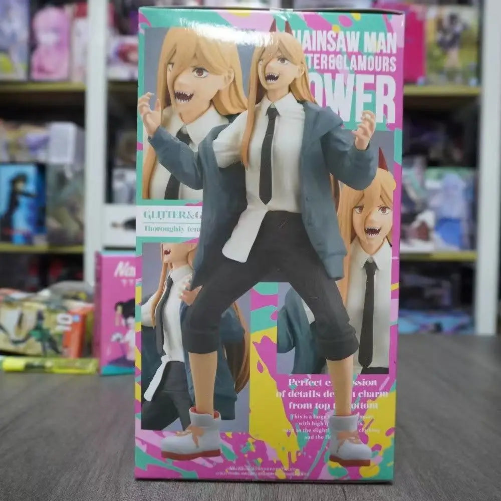 Bandai In Stock Original Banpresto Chainsaw Man Power Figure Anime Action Model Genuine Boxed Toys Gifts