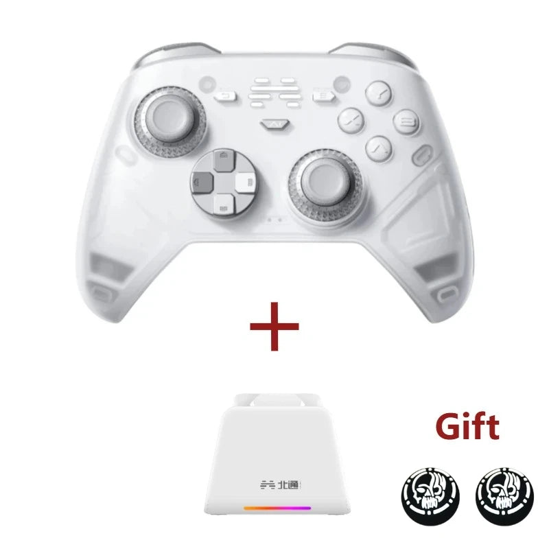 BEITONG KP70 Capacitive Joystick Gamepad for PC Steam Android iOS Switch1/2 Haptic Vibration Wireless Bluetooth Game Controller