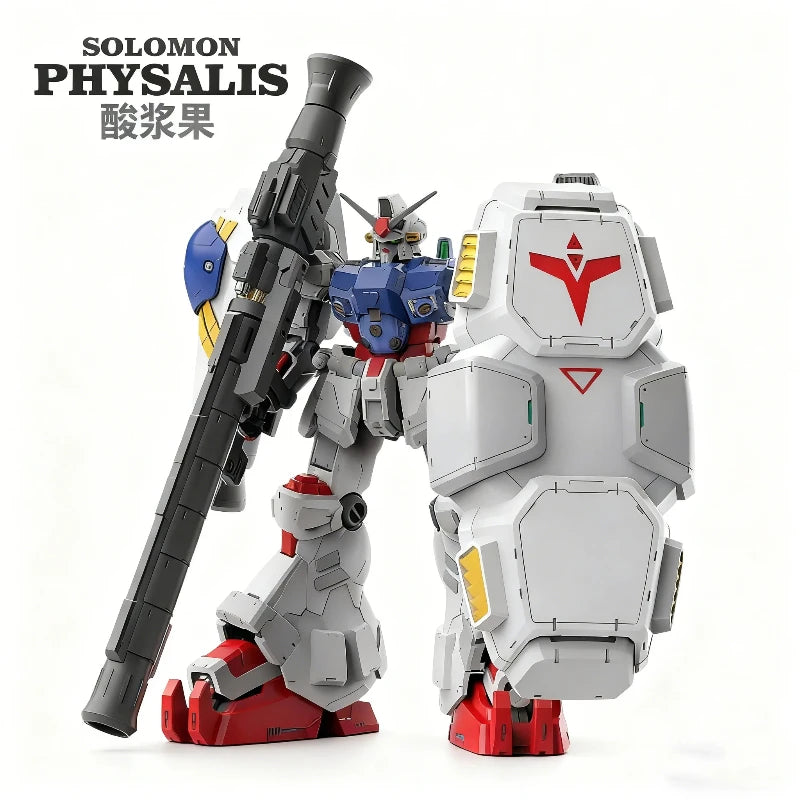 Solomon 1/100 RX-78 GP02 Physalis Assembly Model Kit Action Figures Multi-Layered Overlapping Skeleton Mecha Surprise Gift Toys