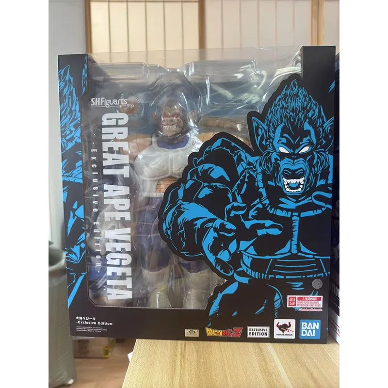 100% In Stock Original Bandai 2025 SDCC S.H.Figuarts SHF GREAT APE VEGETA Exclusive Edition Dragon Ball Z Anime Action Model Toy