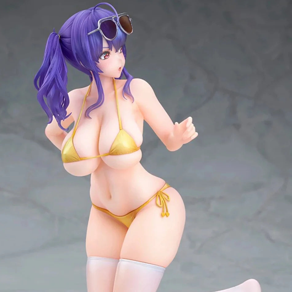 Azur Lane Pola 1/7 Scale Seaside Coincidence Swimsuit Version PVC Action Figure Model Toy Collectible Gift