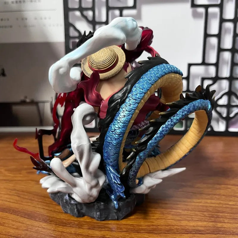 One Piece Monkey D. Luffy Gear 4 17cm Anime-Figur Modell GK Actionfigur PVC Statue Sammlerstück Figma