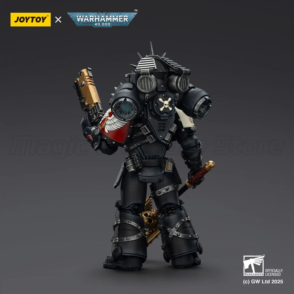 【MT】JOYTOY Warhammer 40K Blood Angels Lemartes with Jump Pack Blood Crozius and Absolver Bolt Pistol 1/18 Action