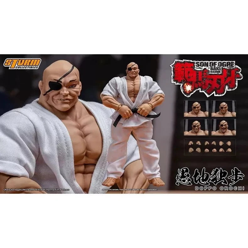 In Stock Storm Collectibles Baki Hanma Series Doppo Orochi Special Edition 1/12 Scale Articulated Action Figure
