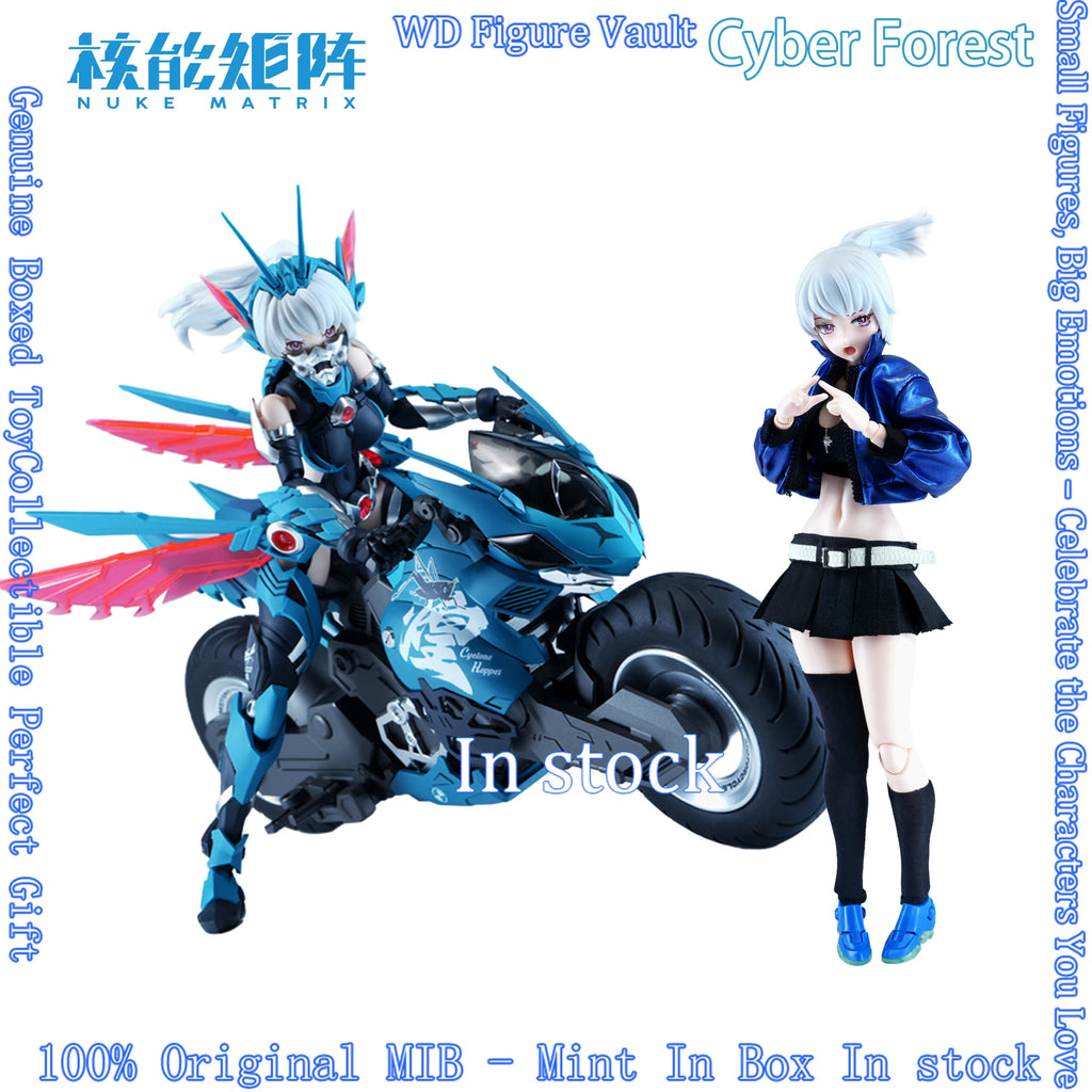In Stock Nuclear Matrix Cyber Forest Hurricane Locust Ye Fengchan Double Body Mecha Girl Assembly Model Collectible