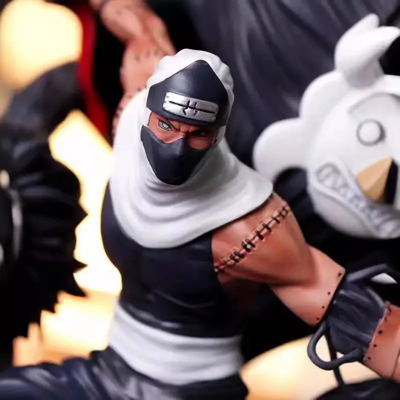 44 cm große Anime-Figur Akatsuki Kakuzu Hidan (Kampfversion) aus PVC, ideal zum Sammeln, als Tischdekoration oder Geschenk für Kinder.