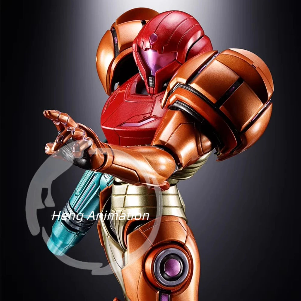 Pre-sale,   Bandai Chogokin Samus Aran Metroid Prime 4 Metroid Movable Figure  to be released in June 2026