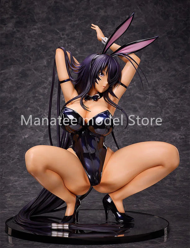 FREEing Original Shin Ikkitousen Unchou Kan-u Bare Leg Bunny Ver. 2nd 1/4 PVC Action Figure Anime Model Toys Collection Gift