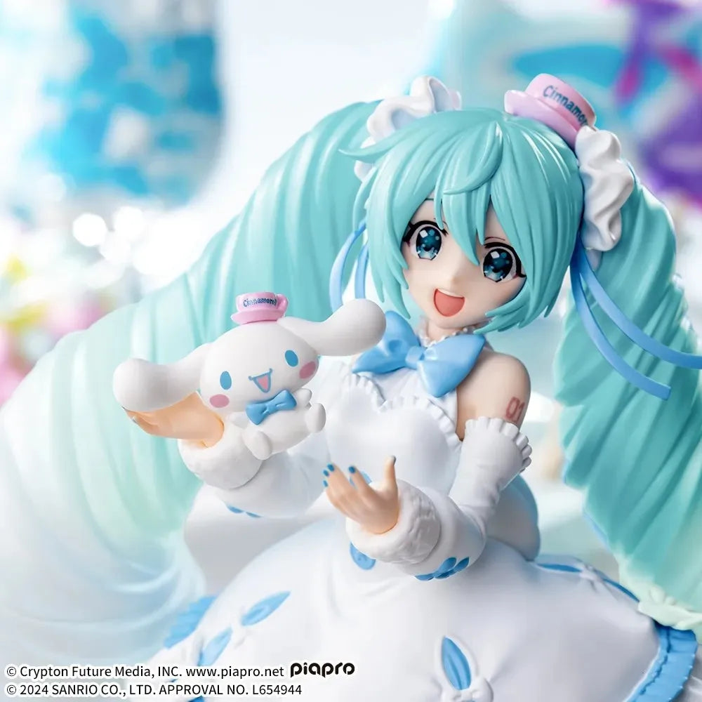 Original SEGA Luminasta Hatsune Miku Noddle Stopper Anime Figure Toys Action Figure PVC Model Collection Doll Gift