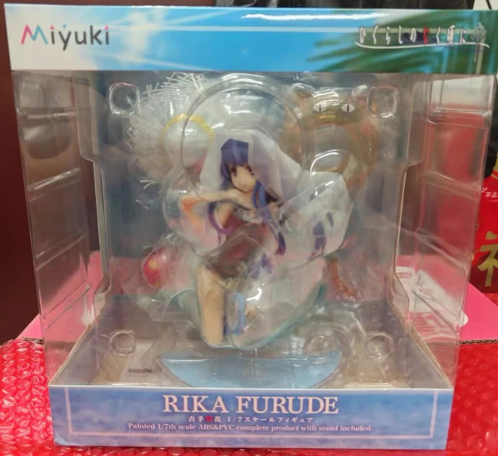In Stock Original Miyuki Higurashi No Naku Koro Ni Graduation Furude Rika Scale 1/7 Models Toys Figures Collection