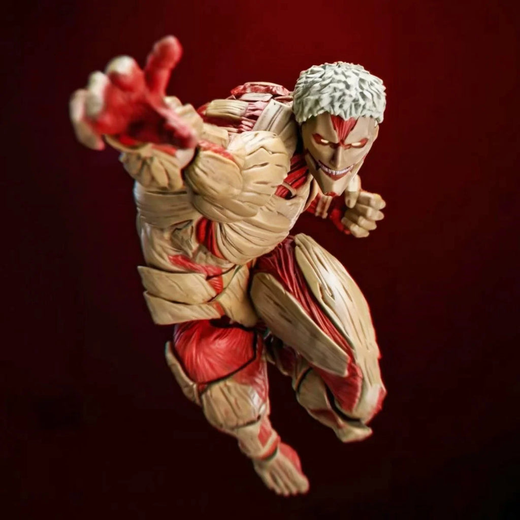 НОВИ Kaiyodo Armored Titan Movable Model Toys Revoltech НЕВЕРОЯТНИ YAMAGUCHI Yoroi No Kyojin Attack on Titan Аниме Фигурки Играчка Подарък