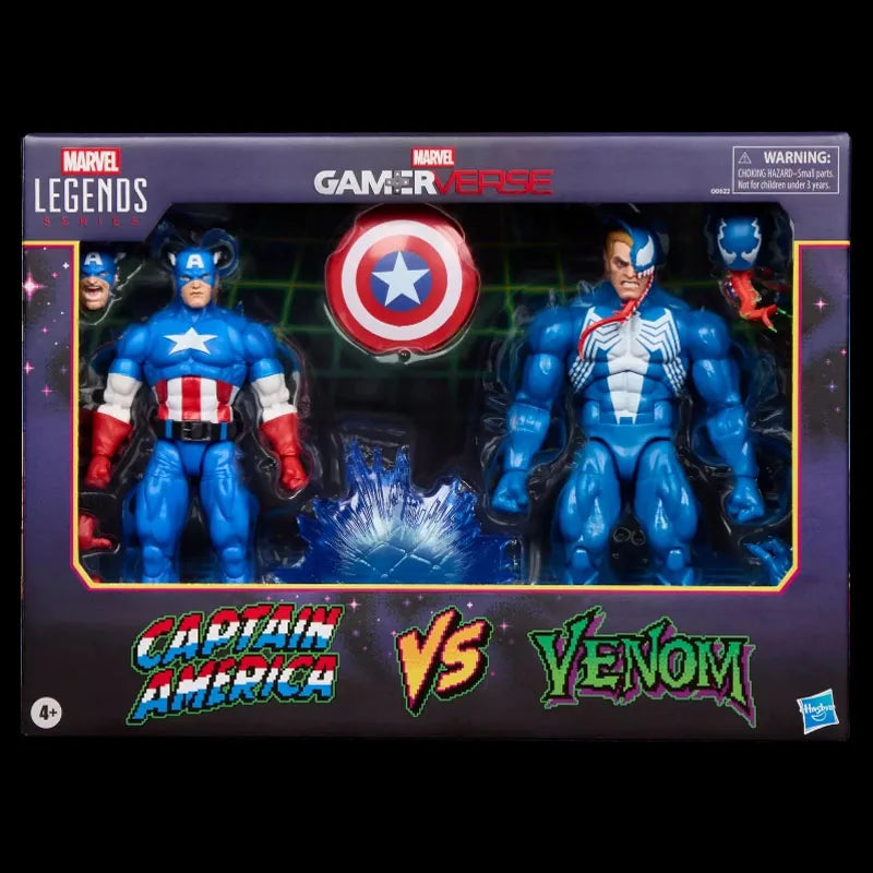 Hasbro Original Marvel Legends Gamer Verse Juggernaut Carcantos Captain America Venom Action Figure Toys for Boys Girls Gift