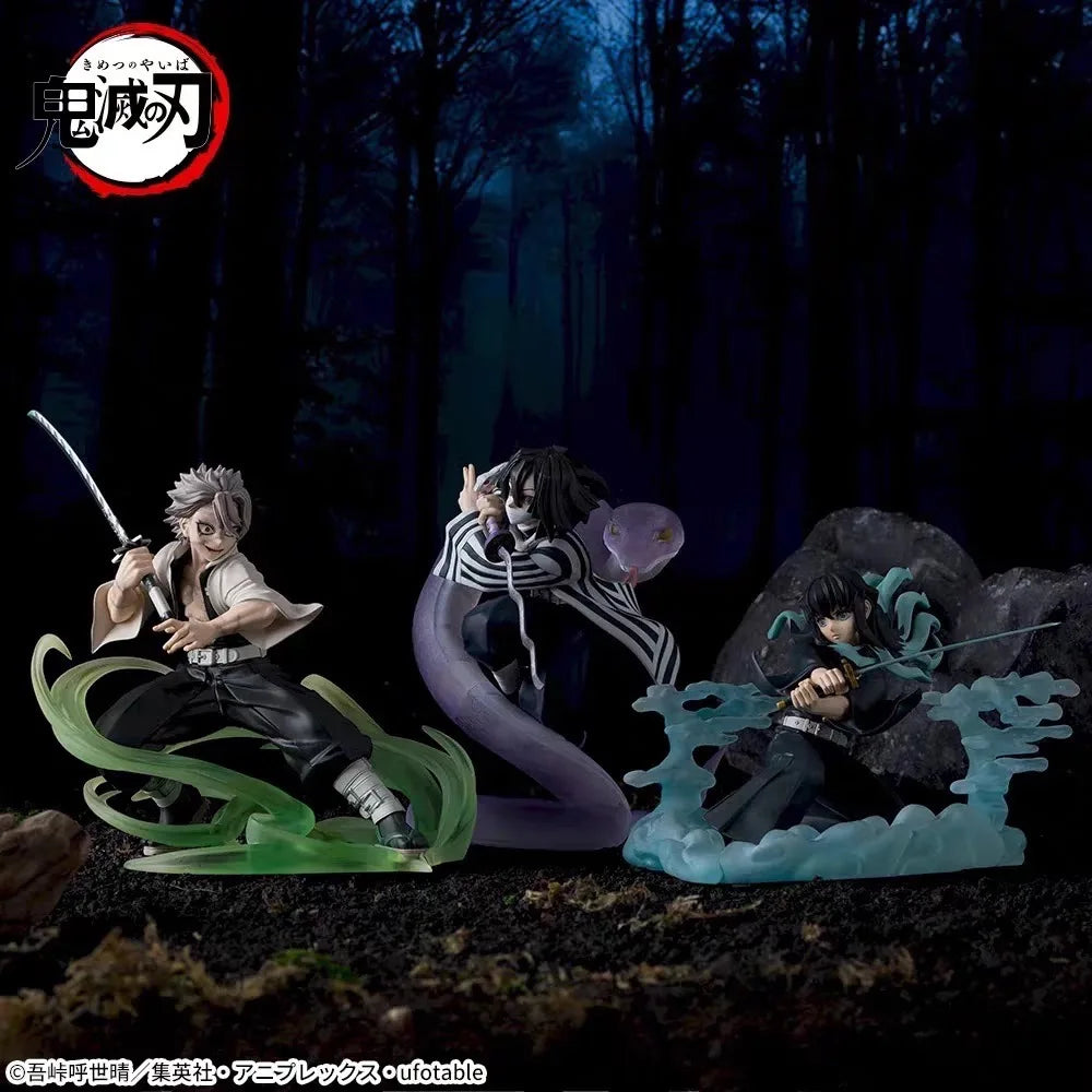 Оригинален SEGA Xross Link Demon Slayer Shinazugawa Sanemi Iguro Obanai Tokitou Muichirou Anime Figures Action Figures Model Toys