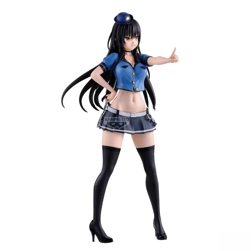 In Stock Bandai Banpresto Original GLITTER＆GLAMOURS Anime To Love-Ru Darkness Kotegawa Yui Police Ver Action Figure Model Toy DT