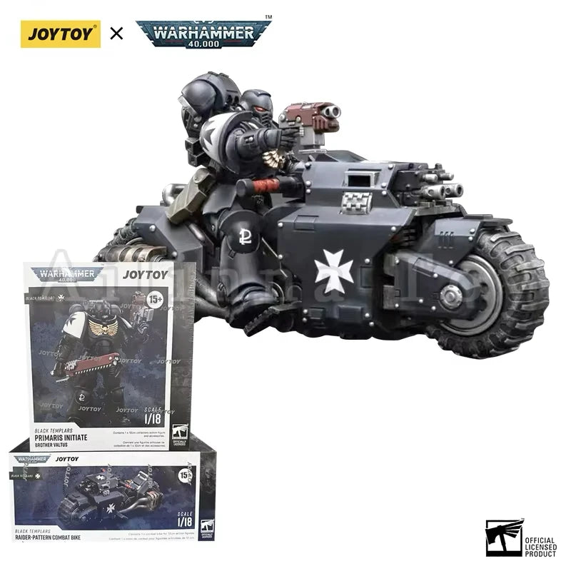 JOYTOY 1/18 Action Figure 40K Black Templars Squads Anime Collection Military Model