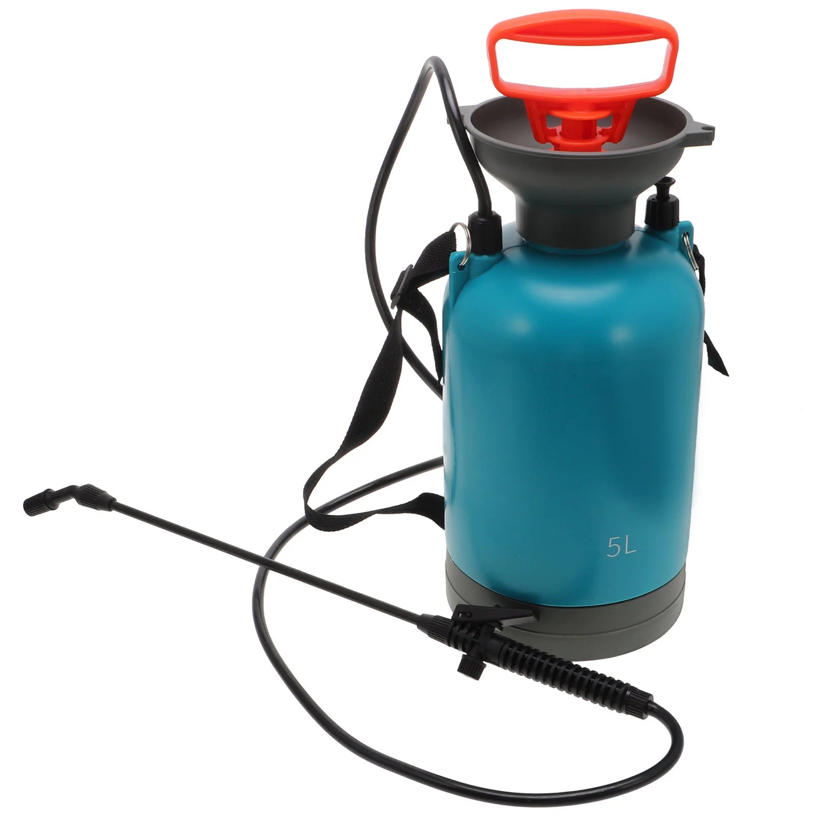 1 pc 5L Pressure Spray Bottle Watering Can Manual Pot Sprayer Garden Car Wash Home Office Park Light Watering Can Blue Durable