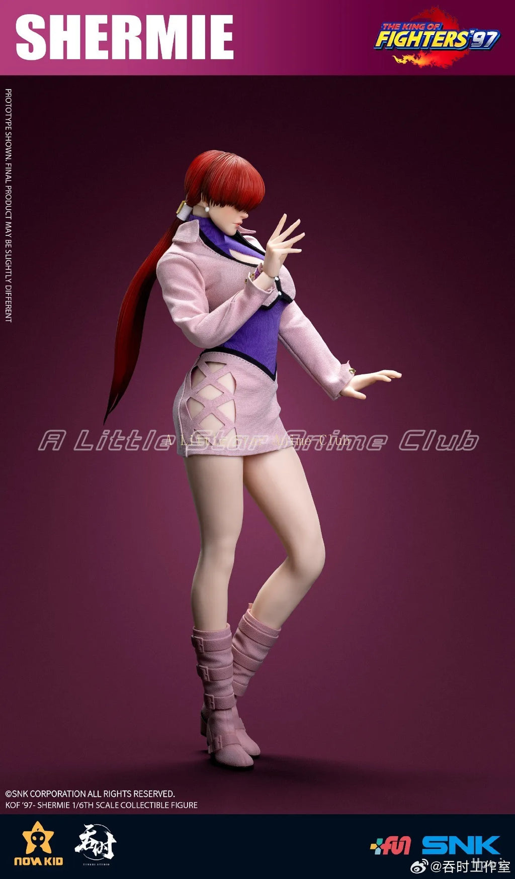 In Stock Original Tunshi Studio THE KING OF FIGHTERS '97 Shermie 1/6 Action Figure Model Figure Toy