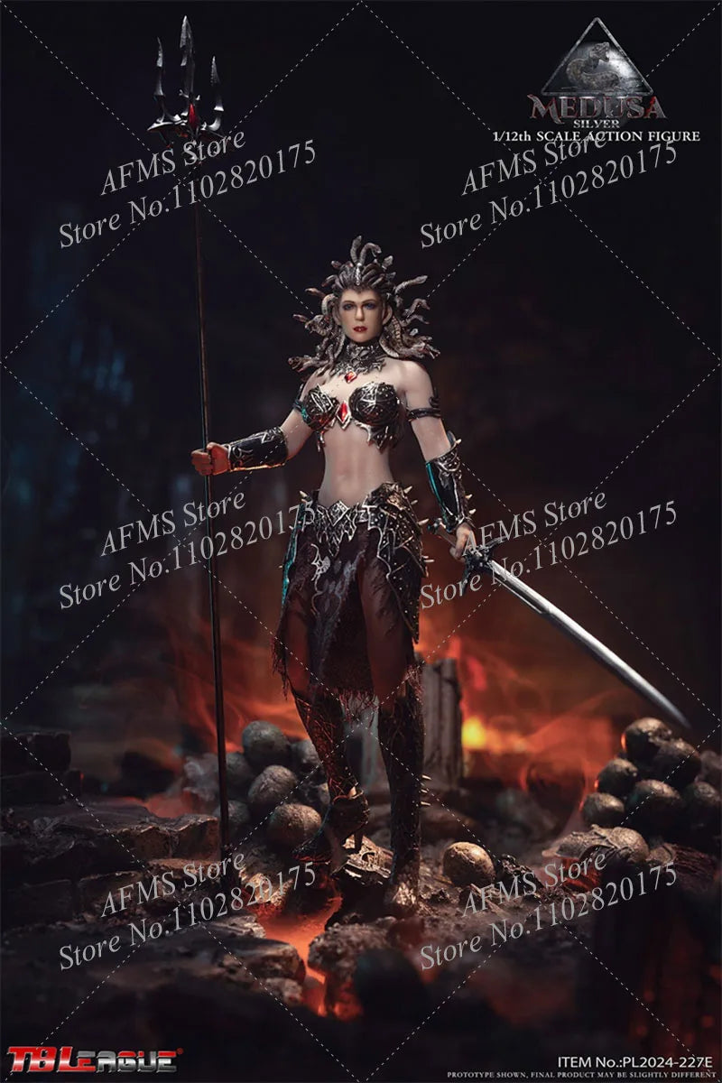 TBLeague PL2024-227 1/12 Scale Collectible Figure Medusa Greek Mythical Snake Haired Witch 6" Women Soldier Action Figure Model