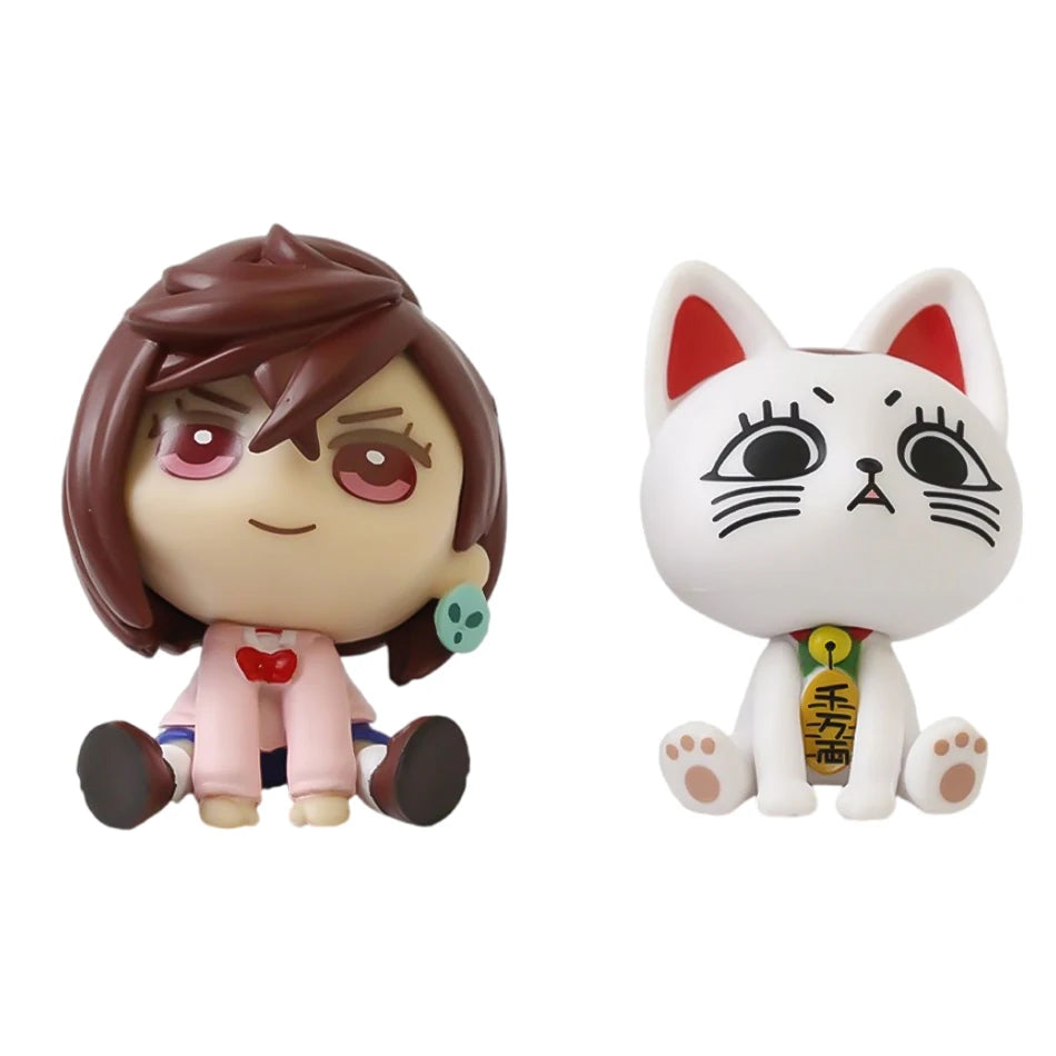 6cm 4Pcs Set Anime DAN DA DAN Ayase Momo Takakura Ken Action Model Pvc Toy Collection Desktop Accessories Gift