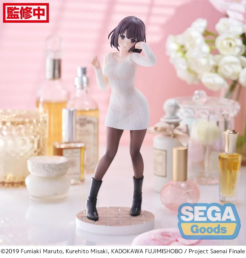 In Stock SEGA Genuine Luminasta Saekano: How To Raise A Boring Girlfriend Anime Character Kids Gift Collection Action Toys Model