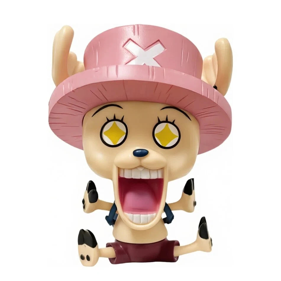 Anime One Piece Sitting Posture Luffy Suo Long Shan Zhi Character Figurine PVC Model Ornament Anime Peripheral Toys Gift