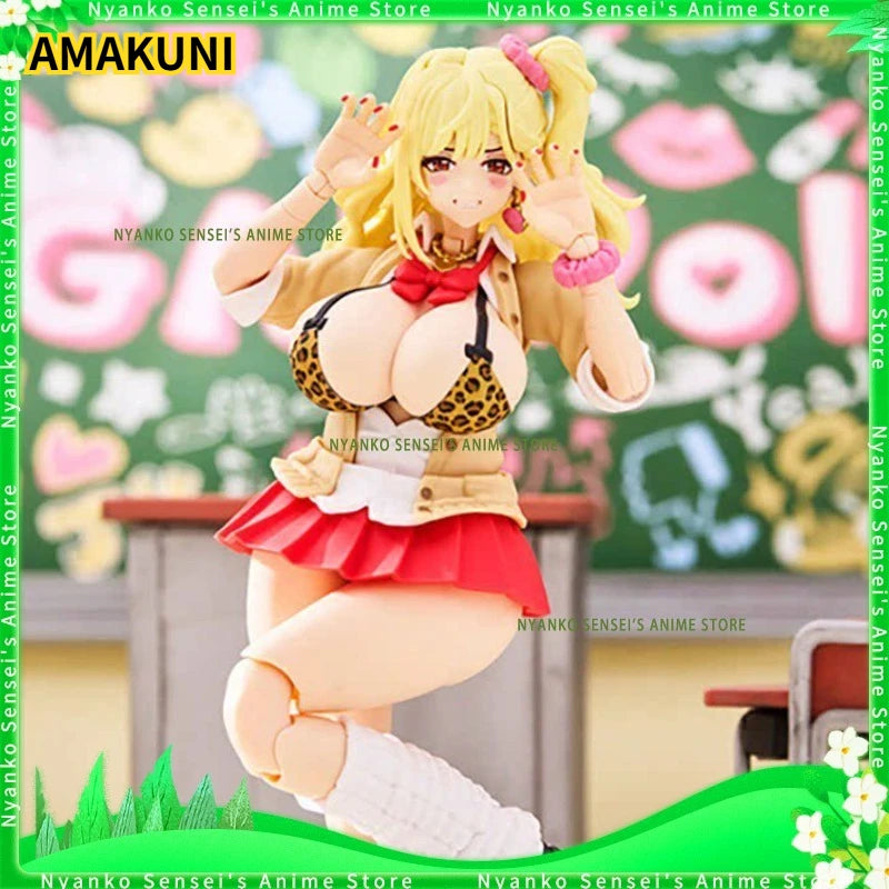 In Stock AMAKUNI GALHolic Nanaho 1/10 Plastic Model Kit Action Figure Mecha Musume Anime Model Trendy Toys Desktop Collectibles