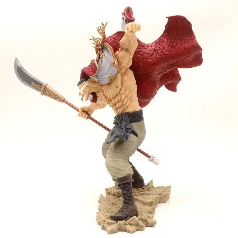 Hot Anime One Piece Action Figure 24cm Combat Version Edward Newgate White Beard Figuras Figurine Gk Statue Collection Model Toy