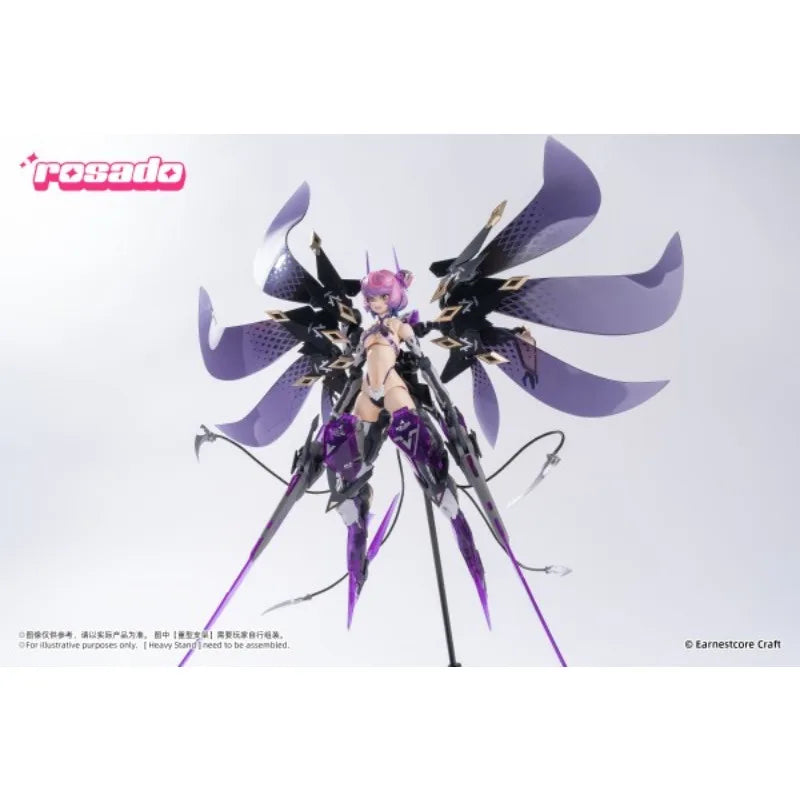 He Cheng Zhi Zao Original MODEL KIT Rosado Project Star Flower·Black Iris Anime Figure Assembly Model Toys Model Gifts for Boys