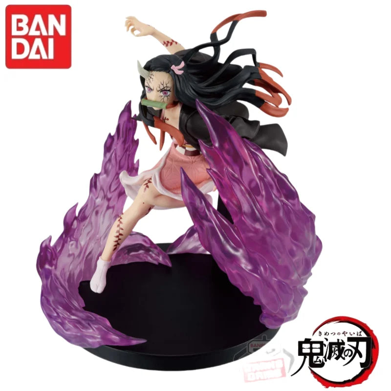 Auf Lager Original Bandai Demon Slayer Anime Figur Vibration Sterne Kamado Nezuko Action Spielzeug Jungen Mädchen Geschenk Sammlermodell