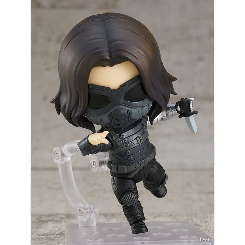 GSC Original NENDOROID Series 1617-DX Winter Soldier DX Edition Action Figure Model Toys Movable Model Ornaments Gifts Fo Boys