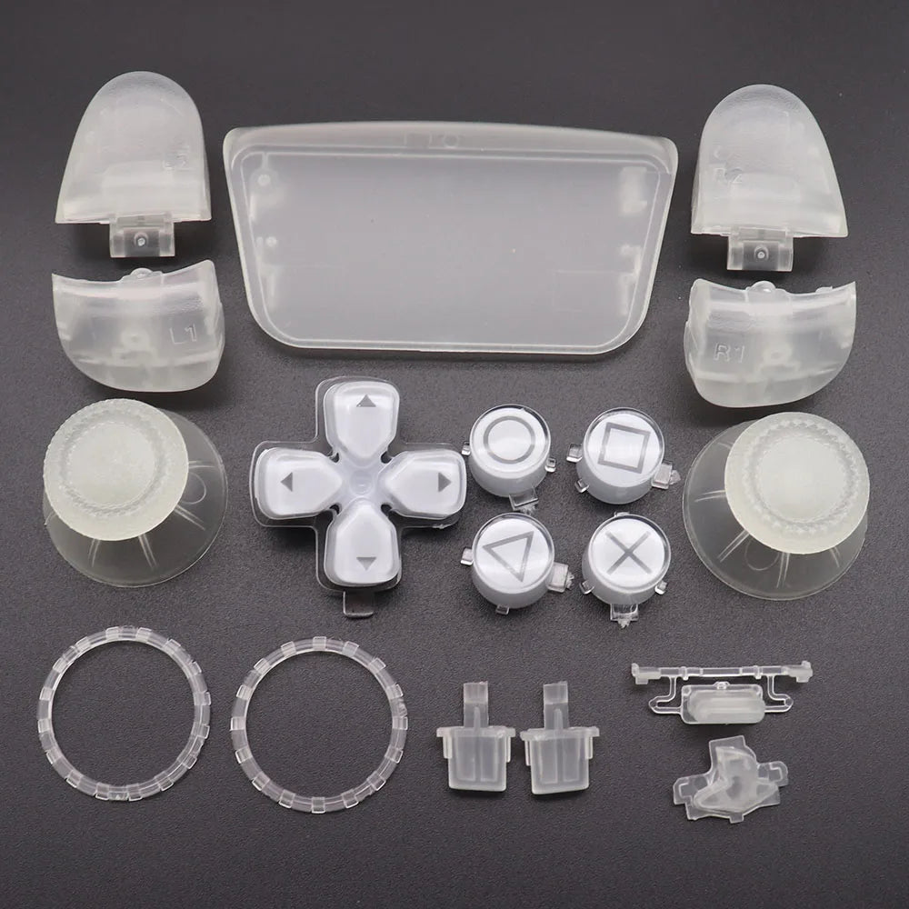 Ersatztasten-Set D-Pad L1 R1 L2 R2 Trigger-Taste Schlüssel-Akzentring für PS5 V3 3.0 BDM-030 Controller