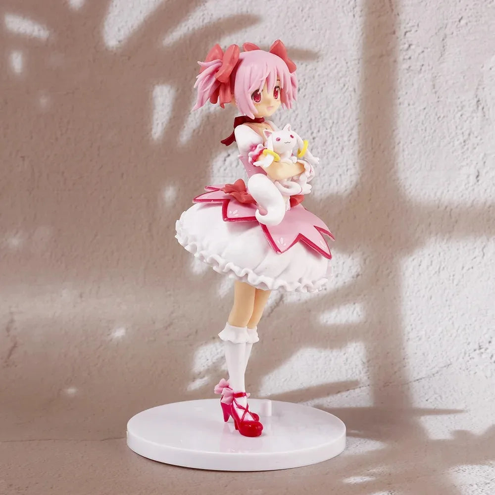 18CM Puella Magi Madoka Magica Kaname Madoka PVC Anime Action Figure - Collectible Model Toy Gift Anime Cartoon Character