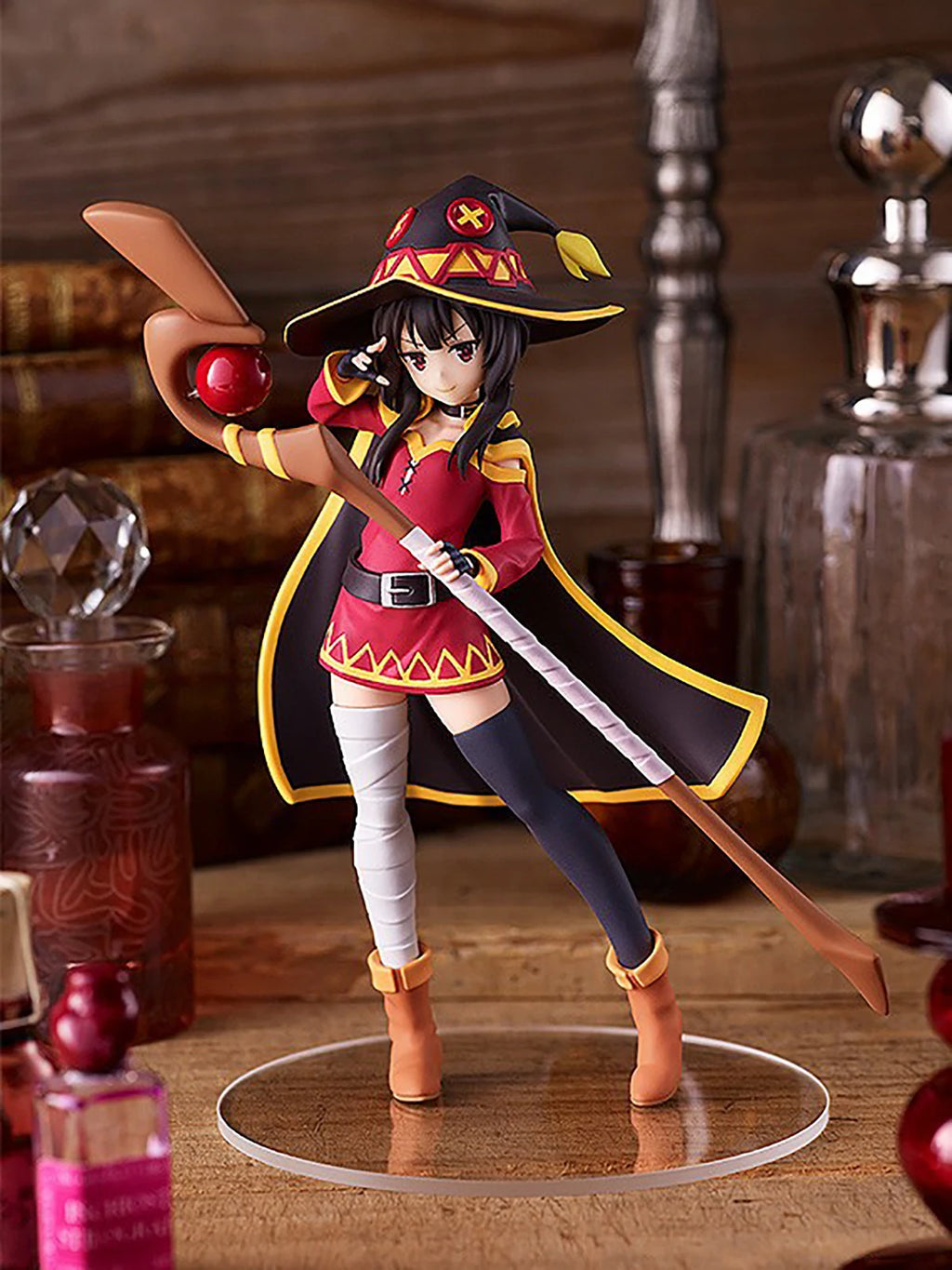 In Stock Genuine Max Factory Prepainted Pop Up Parade Eiga Kono Subarashii Sekai Ni Shukufuku O! Kurenai Densetsu Megumin Gift