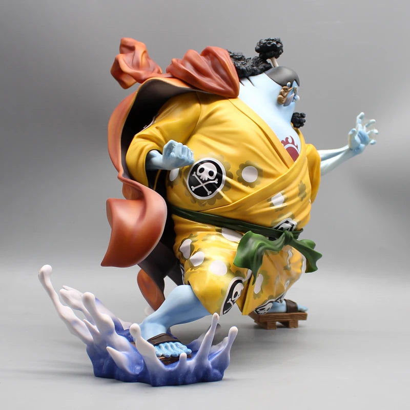 26cm Anime Jinbe One Piece Figurine GK Oka Shichibukai Jinbe Action Figures PVC Collection Statue Model Toys Birthday Gifts