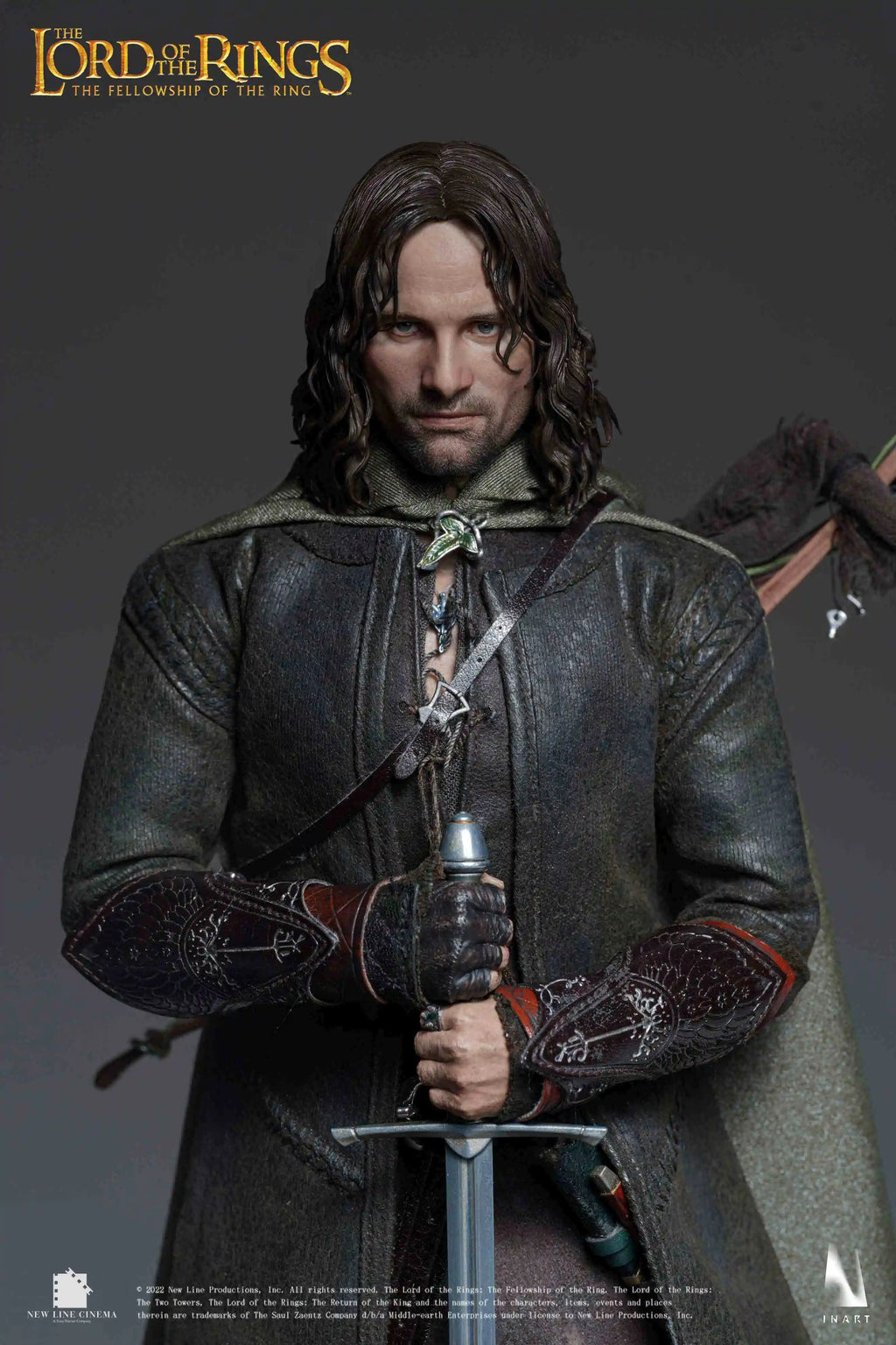 In Stock INART Queen Studios Aragorn The Lord of The Rings AG-A005S1  Rooted Hair Ver. Collectible Action Figure Anime Model Toy