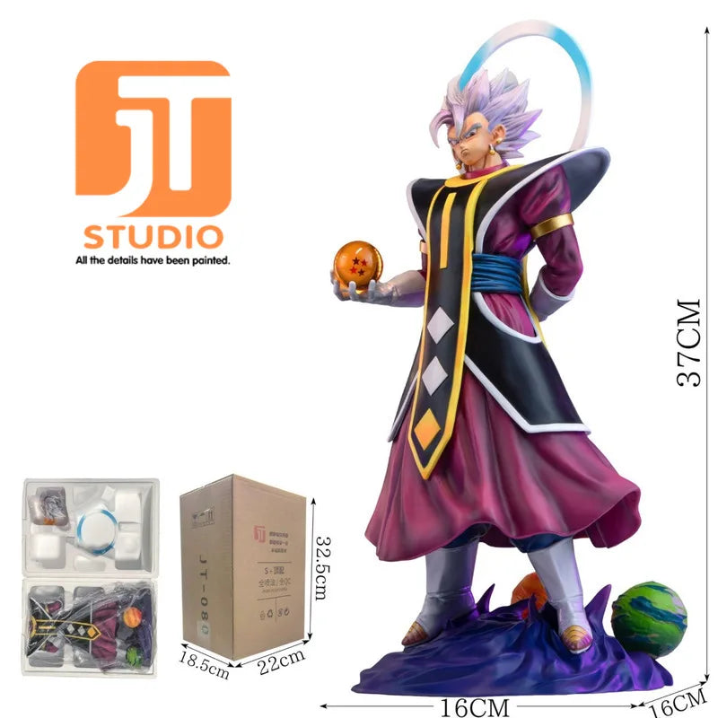 JT Studio Dragon Ball Z Goku Vegeta Gogeta SSJ1 SSJ2 SSJ4 SSJ3 Vegetto Dragonball Anime Model Figure GK Statue DBZ Figurine Toys