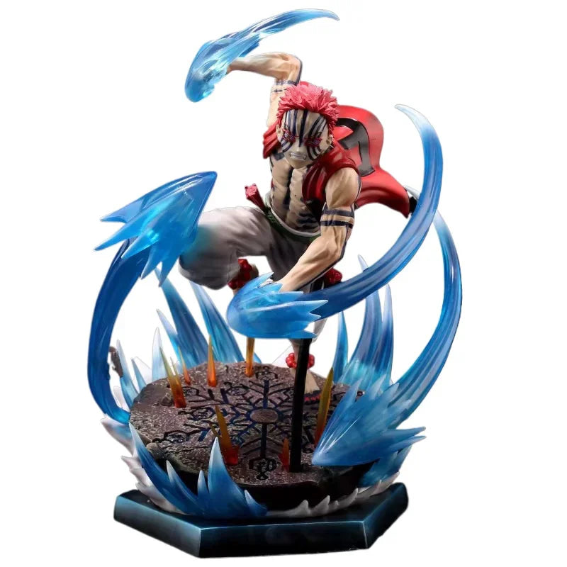26cm Dämon Slayer Puppen Akaza Action Figur Figma Kimetsu Keine Yaiba Hakuji Figur Dämon Statue Anime PVC Sammlung Modelle spielzeug