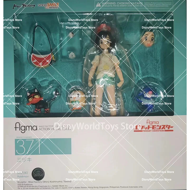 100% Original Figma 371 Mizuki Pokemon Selene In Stock Anime Action Collection Figures Model Toys