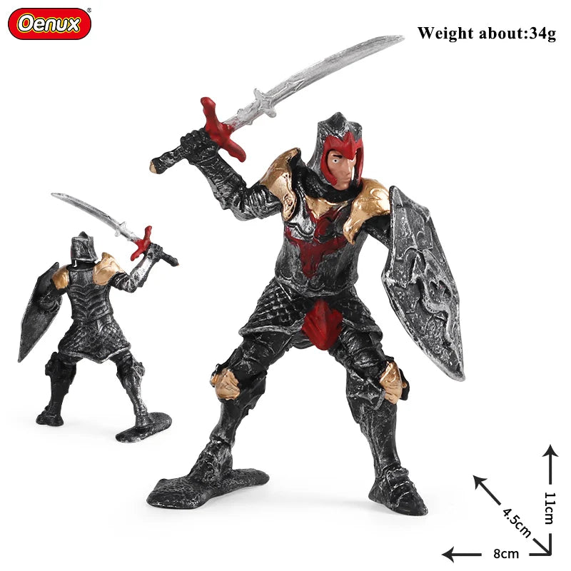 Oenux Gryphon Riders Griffon Knight Crossbowmen Berserkers Action Figures Soldiers Model PVC Collection Miniature Game Kids Toy