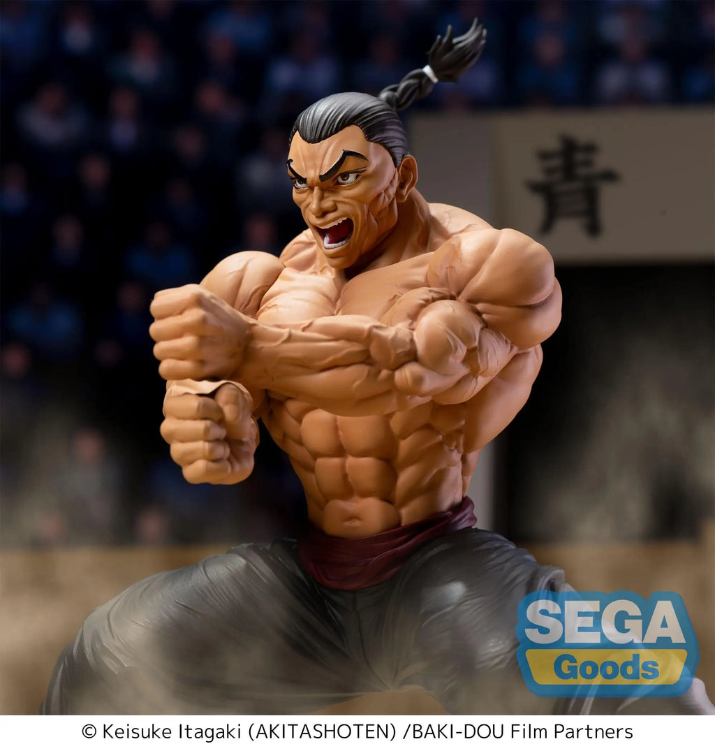 Genuine Sega Luminasta Baki Dou Kaioh Retsu PVC Action Figure Sega Model Figurine Toys For Otaku Gift