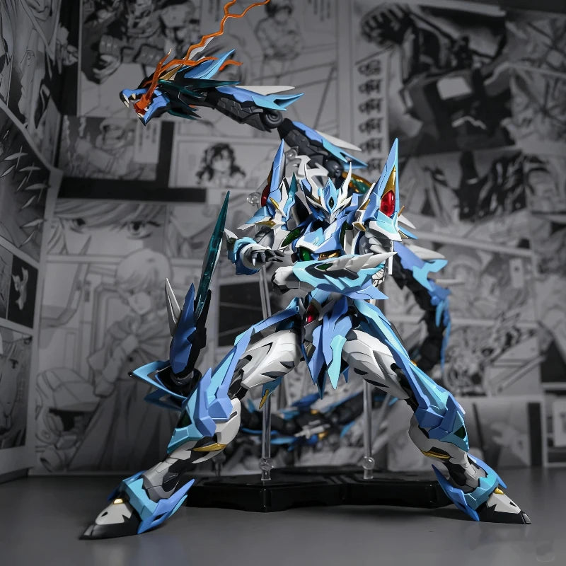 Motor Nuclear 1/72 Legend Of Star General Ao Bing Assembly Model Kit Action Figures Alloy Mecha Toy Desk Decor Collectible Gift