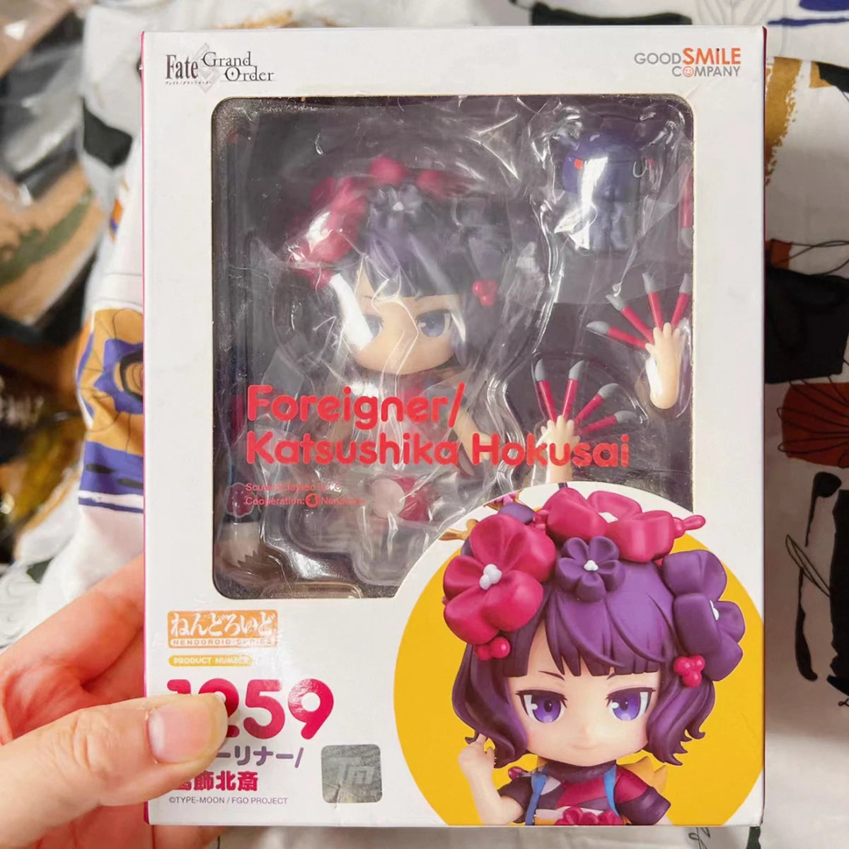 Original Genuine Good Smile Company Action/Dolls Nendoroid(#1259) Fate/Grand Order Katsushika Hokusai Toto-sama Foreigner Figure