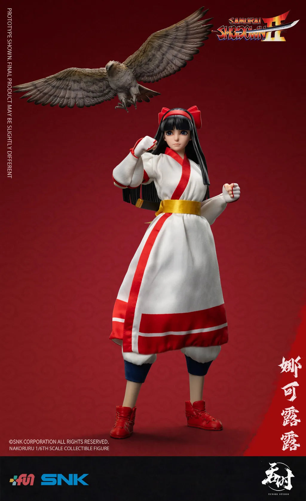 In Stock TUNSHI STUDIO Nakoruru Model Toys 1/6TH SCALE COLLECTIBLE FIGURE Samurai Shodown