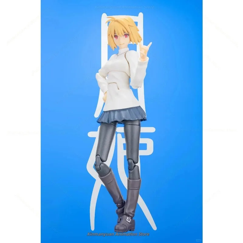 Brand New Genuine Max Factory GSC Figma 612 Tsukihime -A Piece of Blue Glass Moon- Arcueid Brunestud Action Figure Model Toys